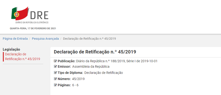 Retificação à Lei que estabelece as utilizações de obras em beneficio de pessoas cegas, e descriminaliza a execução pública não autorizada de fonogramas e videogramas editados comercialmente