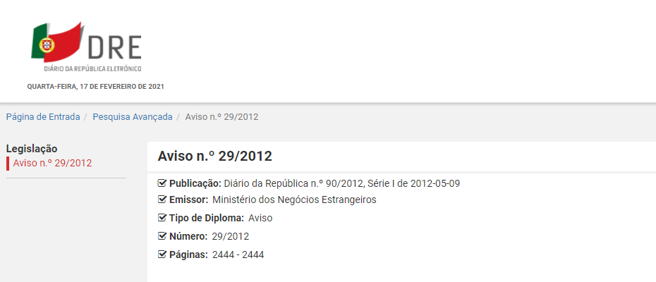 Depósito pela República de Malta do seu instrumento de ratificação à Convenção sobre o Cibercrime